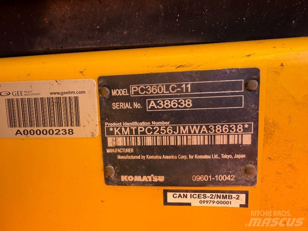 Komatsu PC360LC-11 Escavadeiras de esteiras