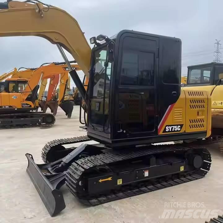 Sany SY75C Escavadoras Midi 7t - 12t