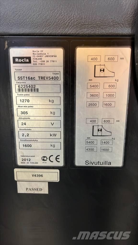 Rocla SST 16 AC Self propelled stackers