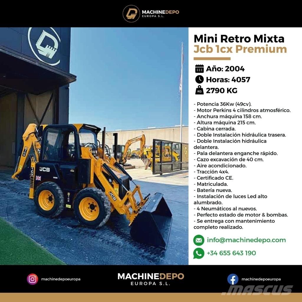 JCB 1 CX Retroescavadeiras