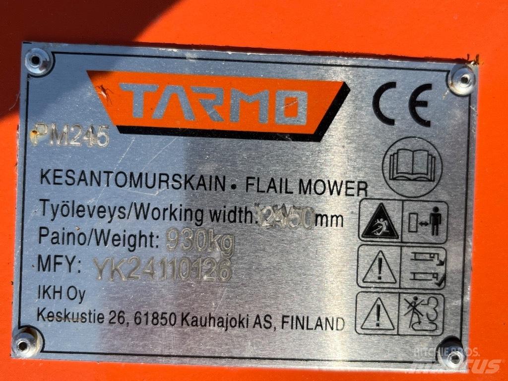 Tarmo PM 245 Gadanheiras e cortadores de folhas para pastos