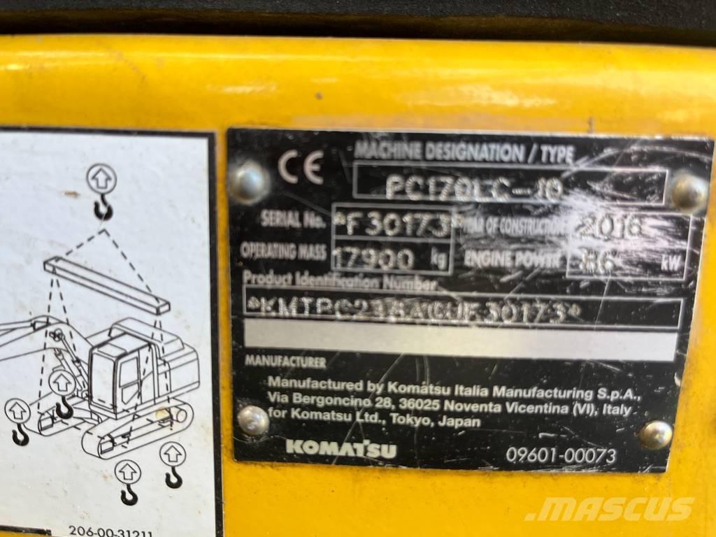 Komatsu PC 170 LC-10 Escavadeiras de esteiras