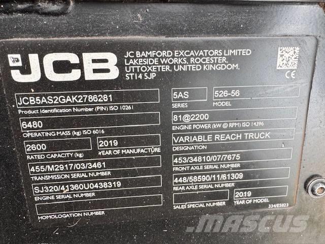 JCB 526-56 Agri Plus Telescópicas para Agricultura