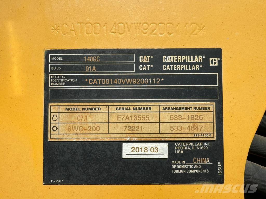 CAT 140GC Motoniveladoras