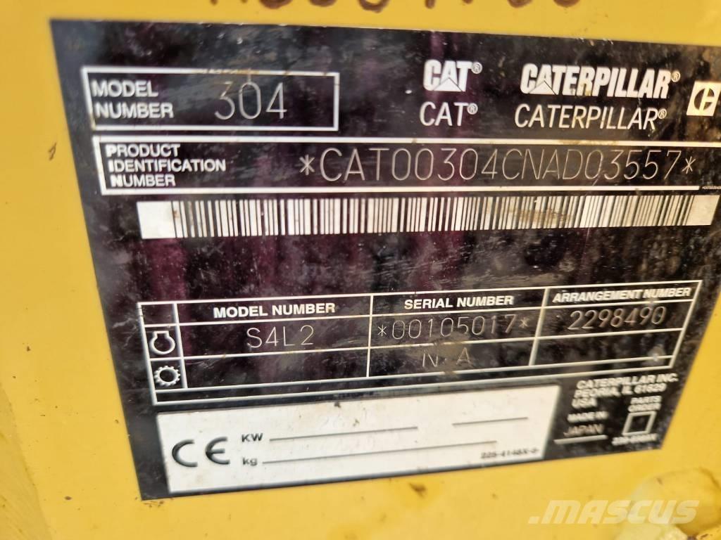CAT 304 CR Miniescavadeiras