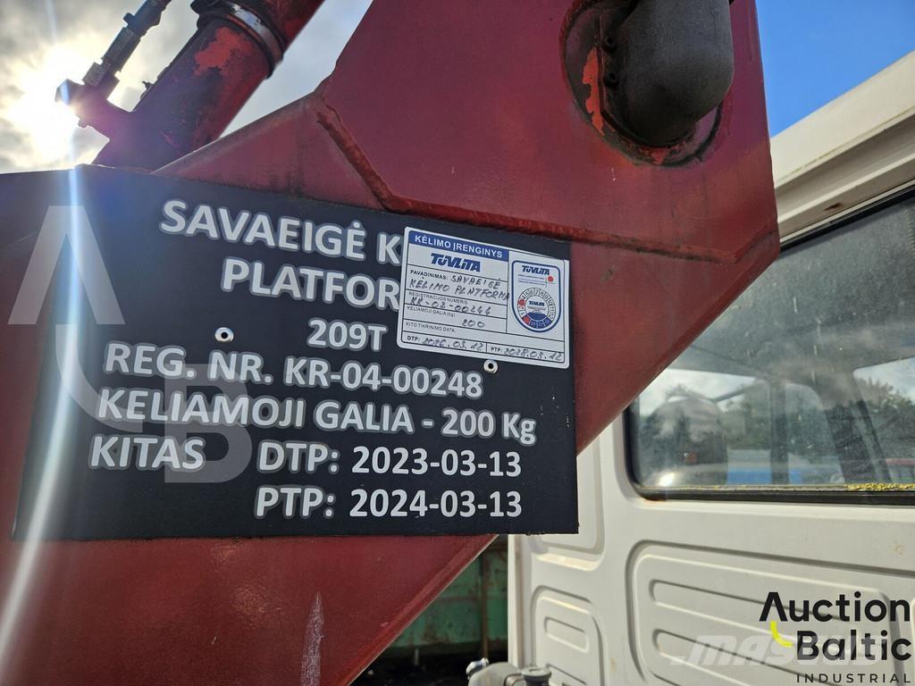 MAN 8.103 Plataformas aéreas montadas em camião