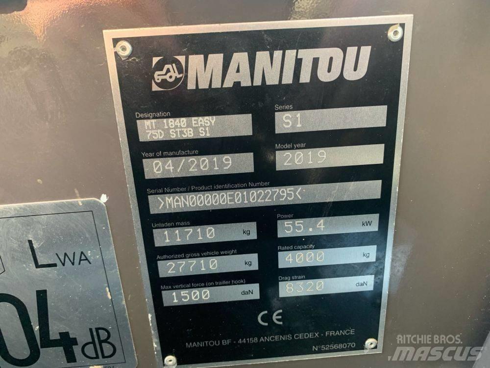 Manitou MT 1840 Manipulador telescópico
