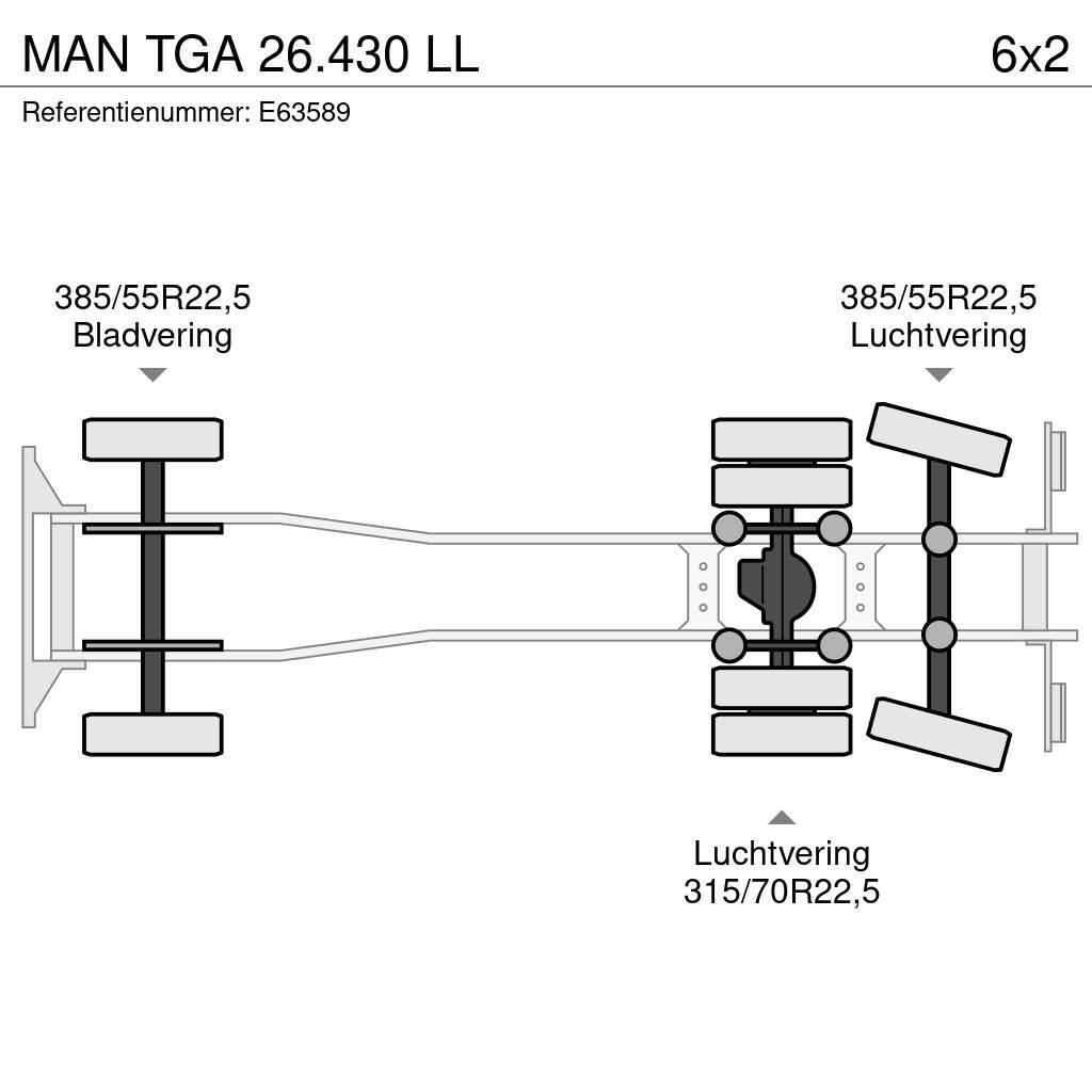 MAN TGA 26.430 LL Camiões Ampliroll