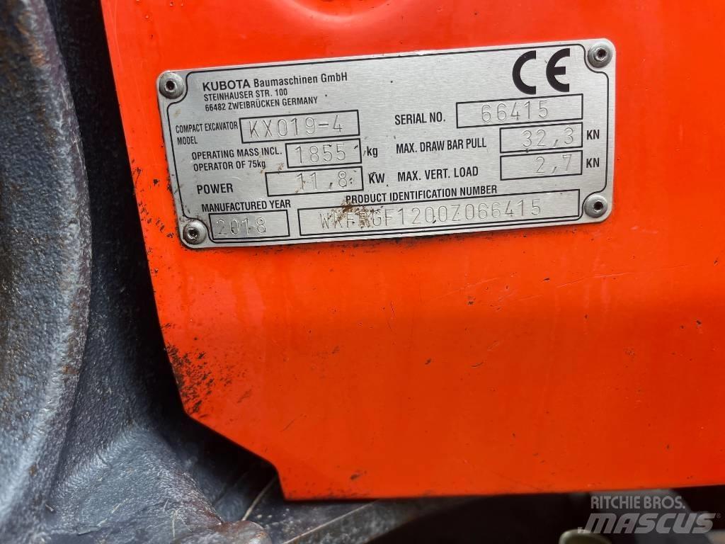 Kubota KX019-4 Miniescavadeiras