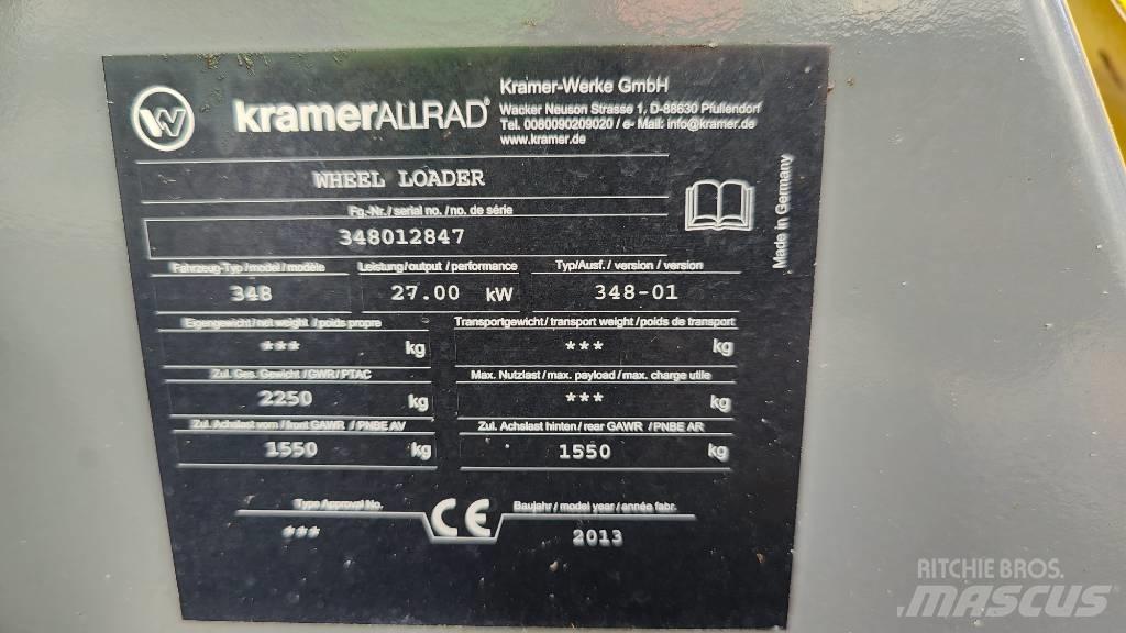 Kramer 350 Mini carregadoras