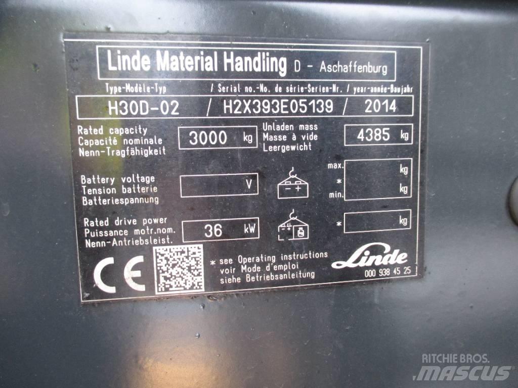 Linde H30D Empilhadores Diesel