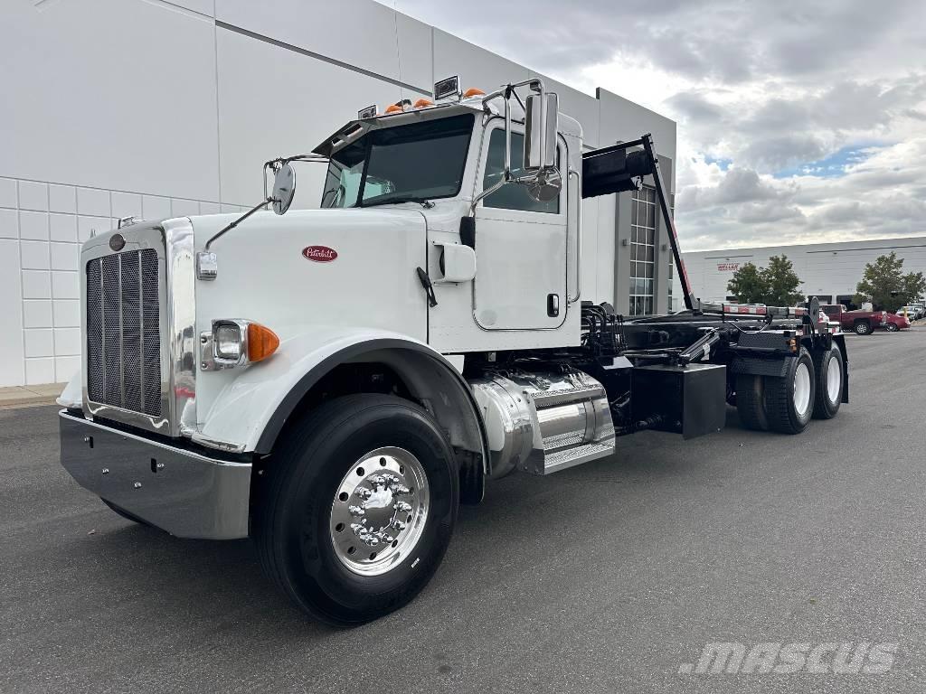 Peterbilt 365 Camiões caixa desmontável com elevador de cabo