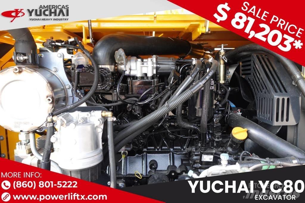 Yuchai YC80 Escavadeiras de esteiras