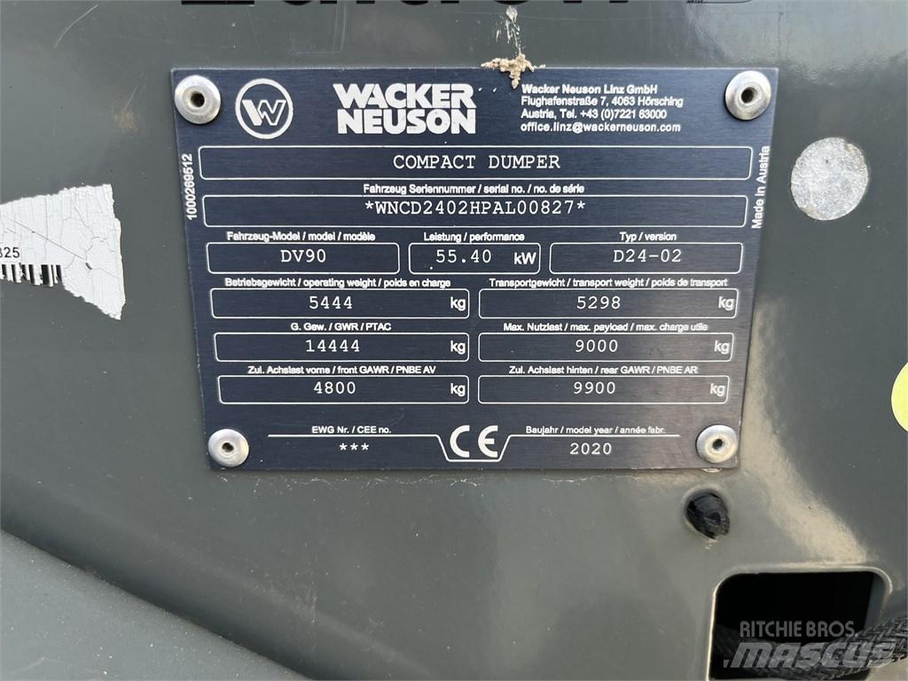 Wacker Neuson DV 90 Camiőes basculantes rígidos