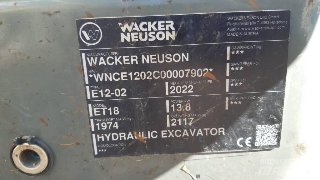 Wacker Neuson ET 18 Escavadeiras de esteiras