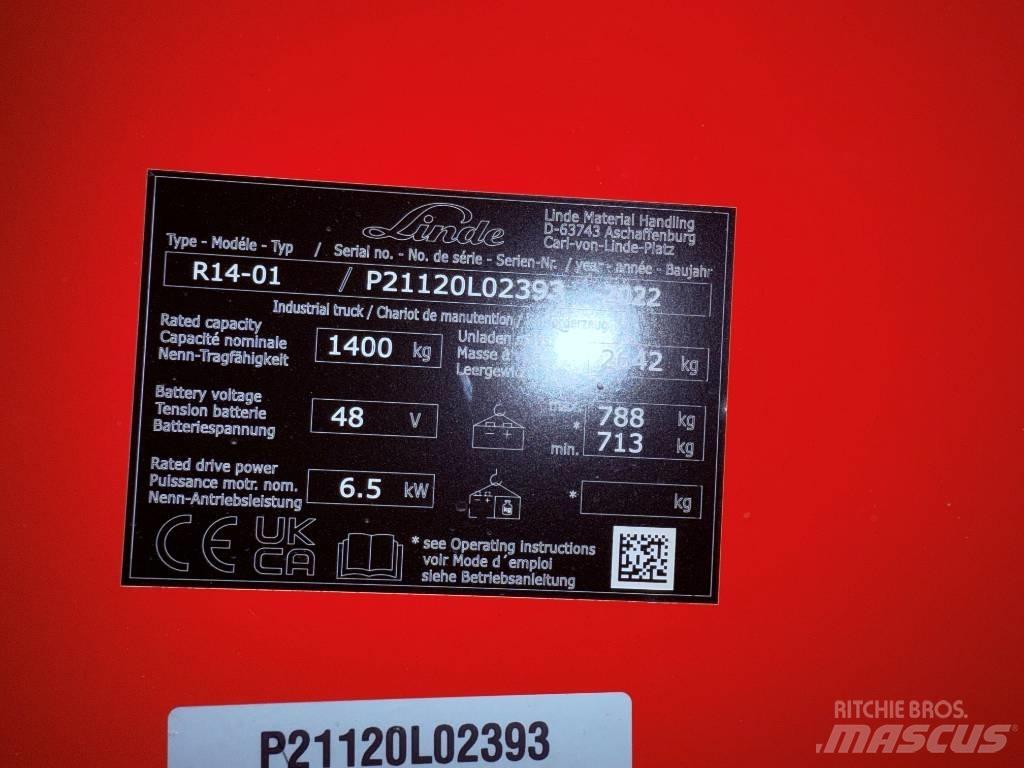 Linde R14/1120 Empilhadores Elevadores