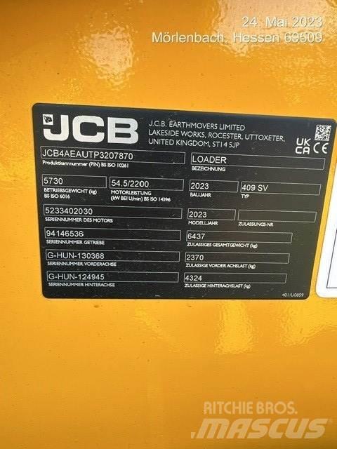 JCB 409 Carregadeiras de rodas