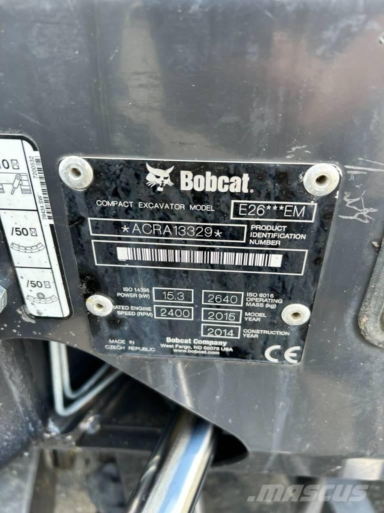 Bobcat E 26 Miniescavadeiras
