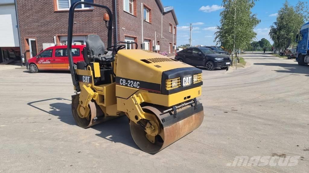 CAT CB 224 C Cilindros Compactadores tandem