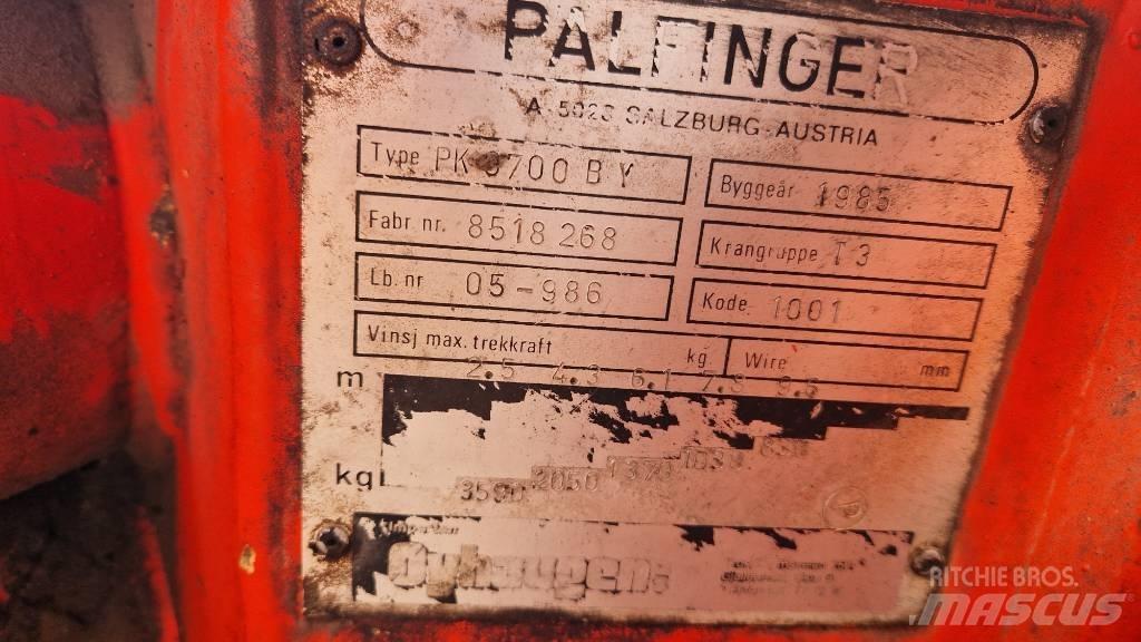 Palfinger PK 9700 Gruas carregadoras