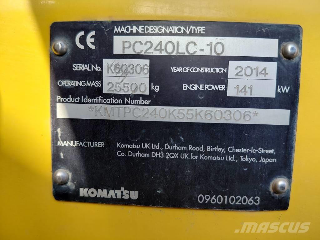 Komatsu PC 240 LC-10 Escavadeiras de esteiras