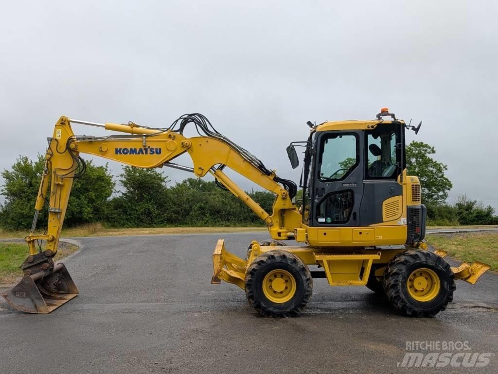 Komatsu PW 98 MR-8 Escavadoras de rodas