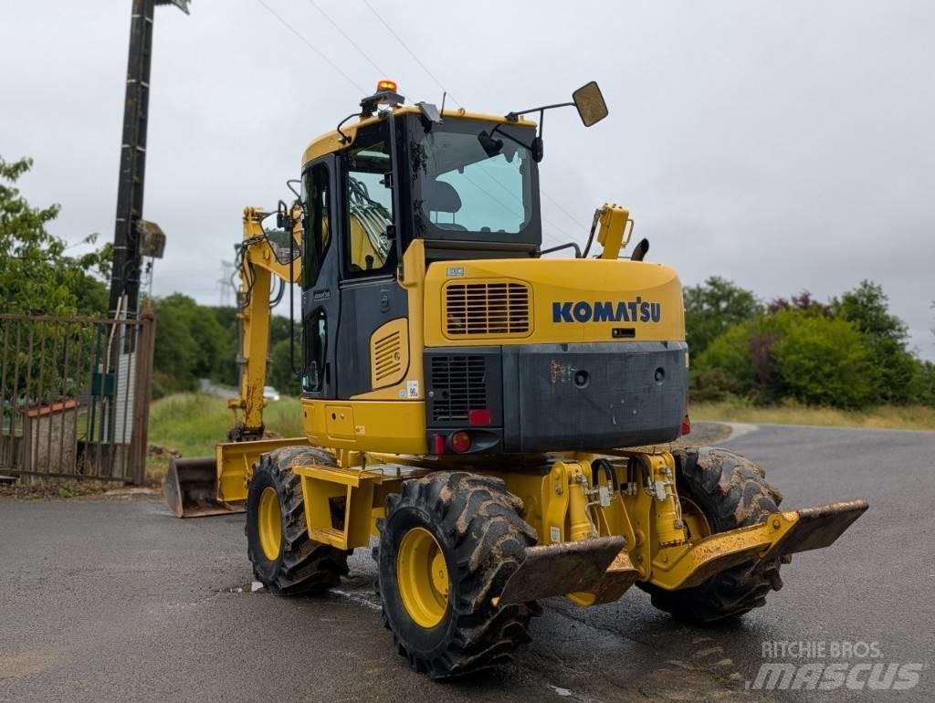 Komatsu PW 98 MR-8 Escavadoras de rodas
