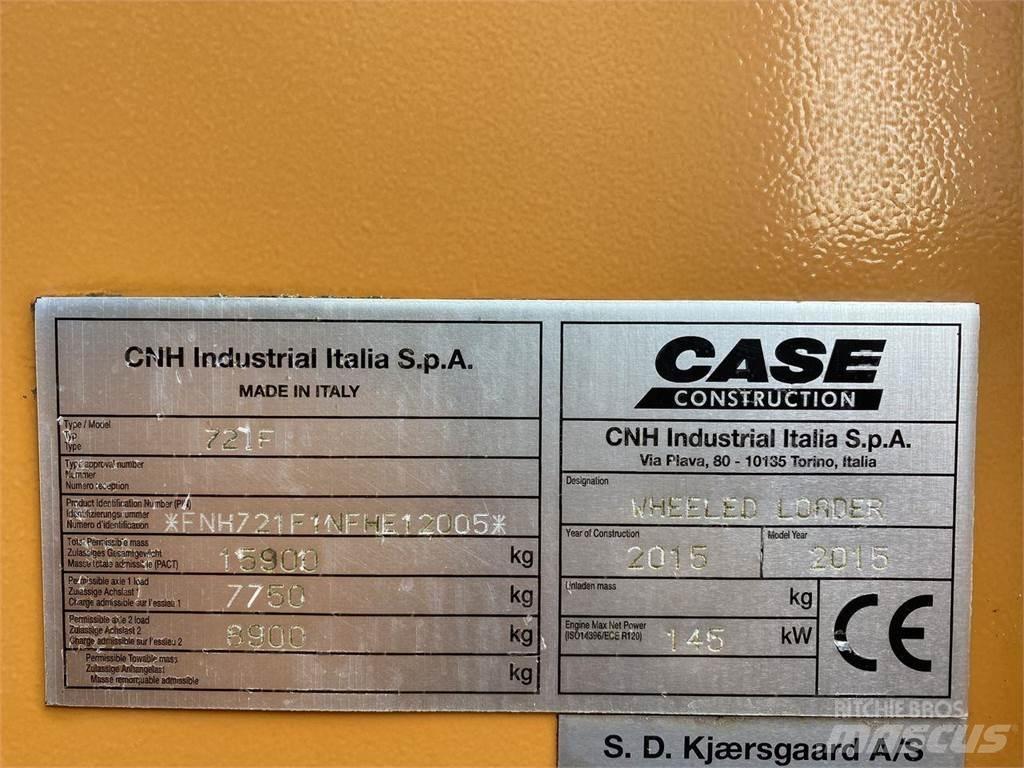 CASE 721F Carregadeiras de rodas