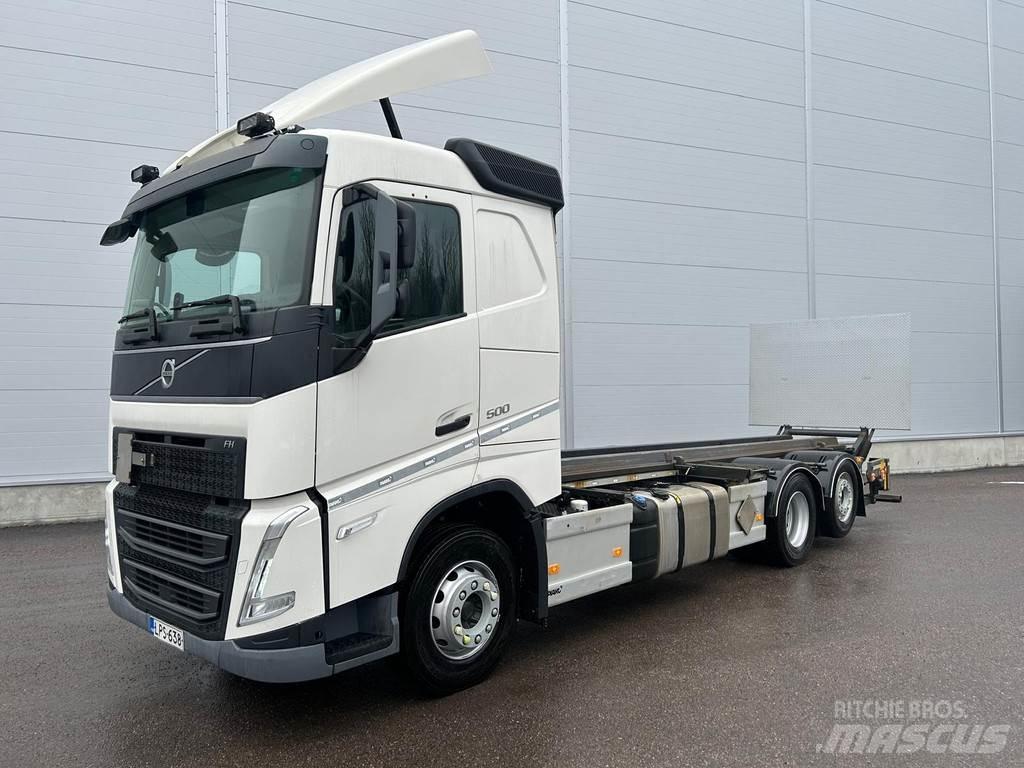 Volvo FH Camiões caixa desmontável com elevador de cabo