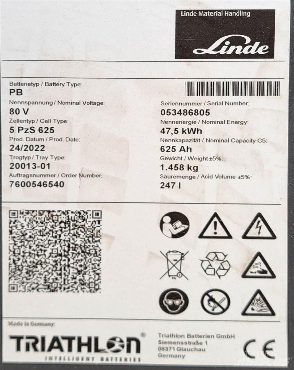 Linde E35L Empilhadores eléctricos