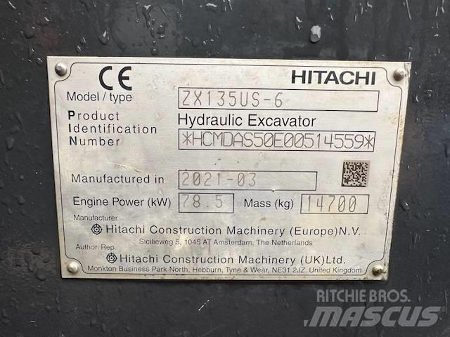 Hitachi ZX 135 US-6 Escavadeiras de esteiras