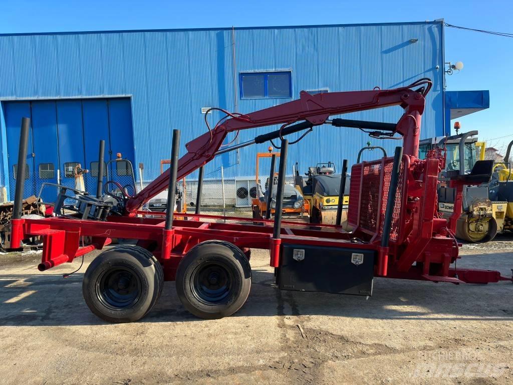 Fliegl Twin Axle Reboques de transporte de troncos