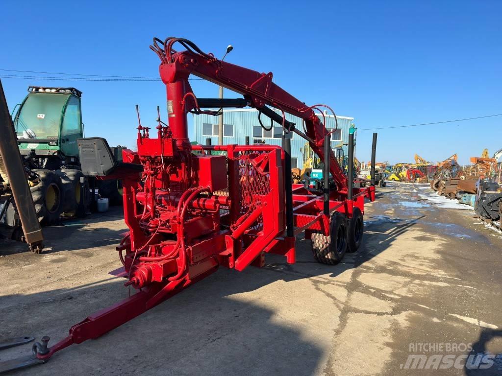 Fliegl Twin Axle Reboques de transporte de troncos