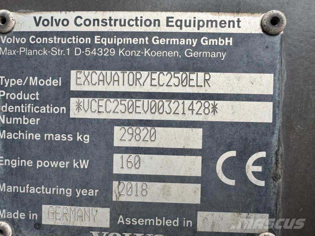 Volvo EC250ELR Escavadeiras de esteiras