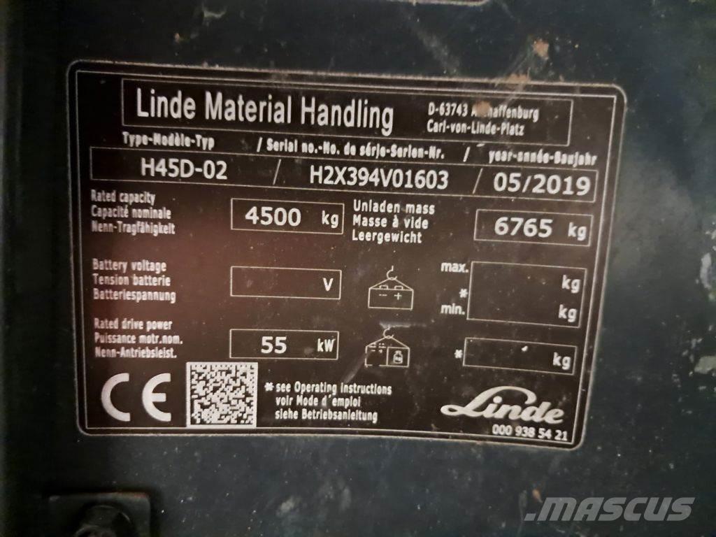 Linde H45D-02 Empilhadores Diesel