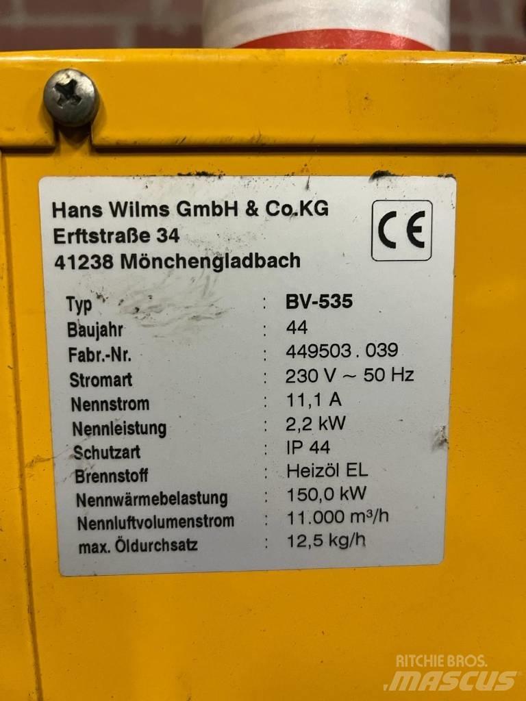 Wilms BV 535 Equipamento de aquecimento e descongelamento