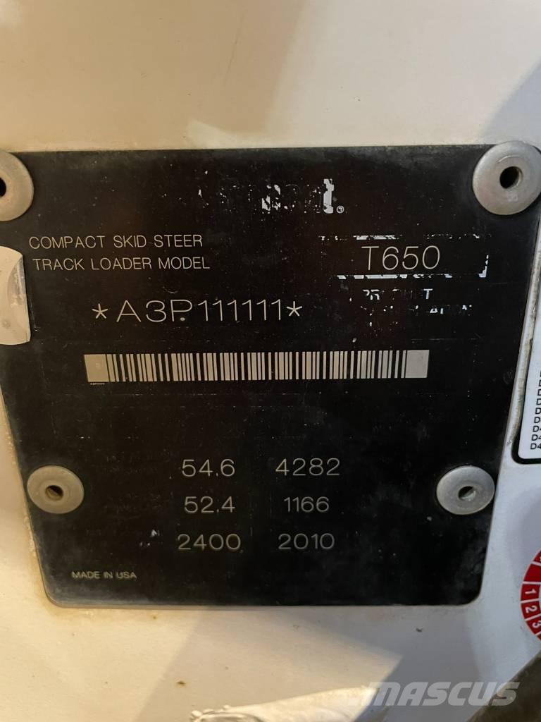 Bobcat T 650 Carregadoras de lagartas