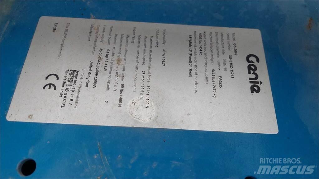 Genie GS2646 Elevadores de tesoura