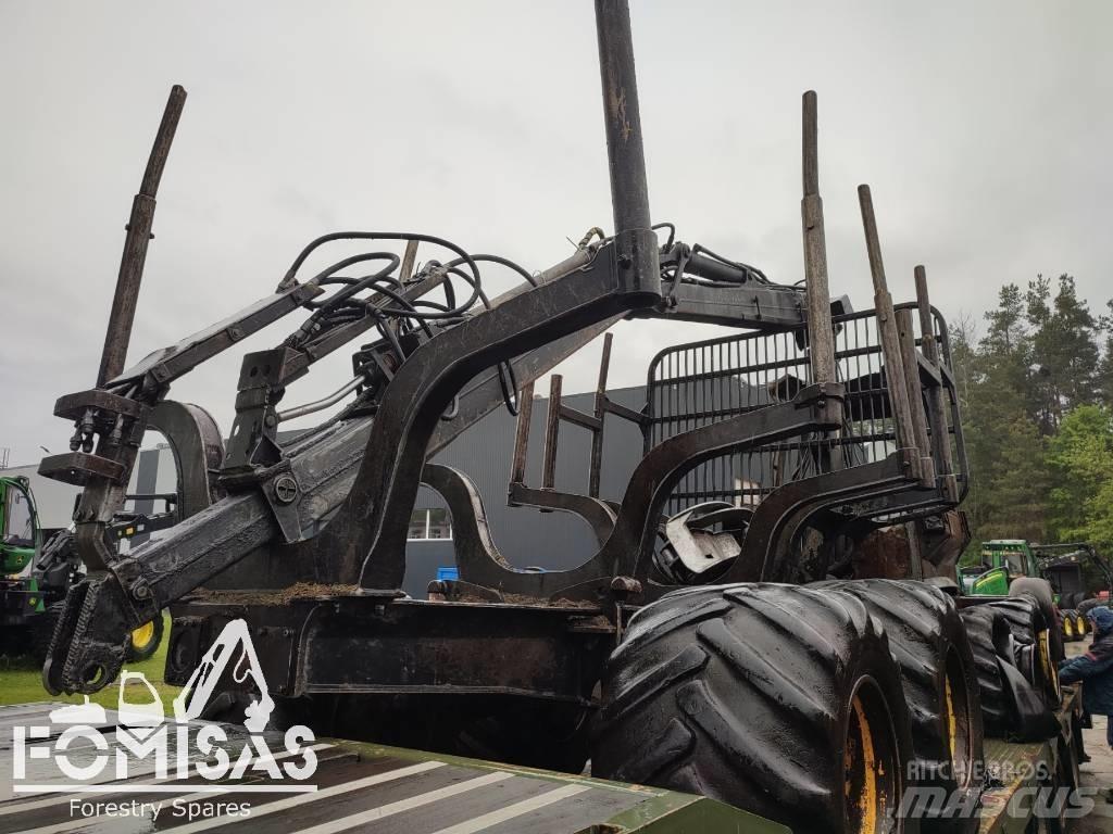 Timberjack 810B Chassis e suspensões