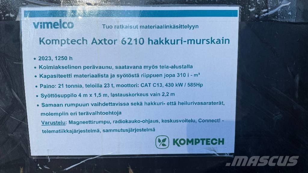 Komptech Axtor 6210 Estilhaçadoras florestais
