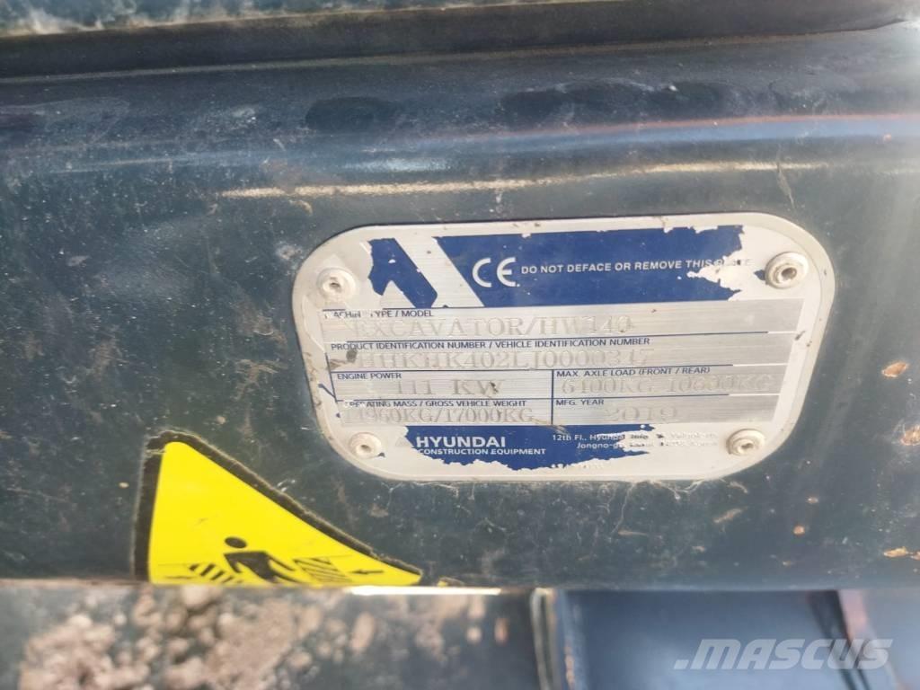 Hyundai HW 140 A Escavadoras de rodas