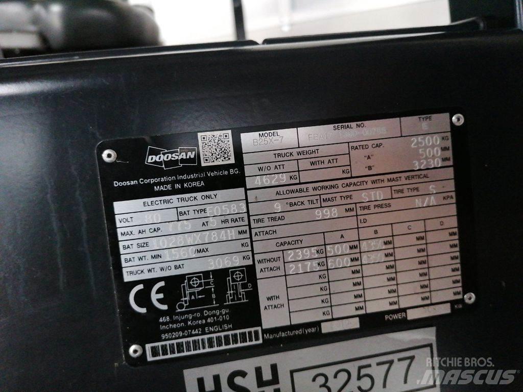 Doosan B25X-7 Empilhadores eléctricos