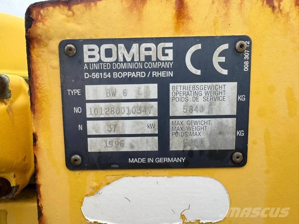 Bomag BW 6 Cilindros Compactadores tandem
