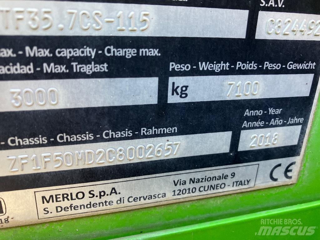 Merlo 35.7 CS Telescópicas para Agricultura