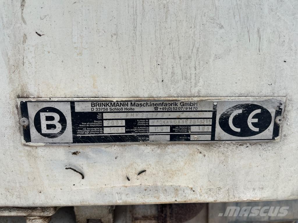 Brinkmann FHk 200/3 Bombas de Betonilha