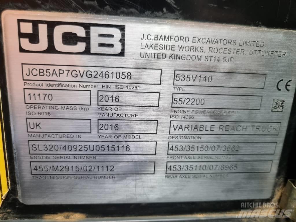JCB 535-140 Hiviz Manipulador telescópico