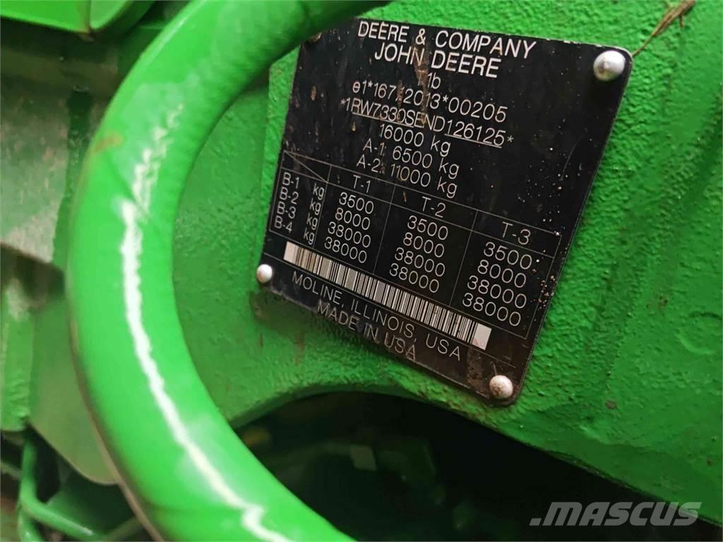 John Deere 7R 330 Tratores Agrícolas usados
