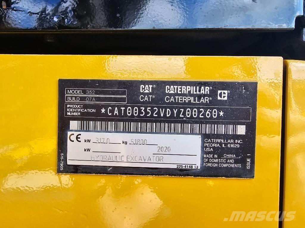 CAT 352 Escavadeiras de esteiras
