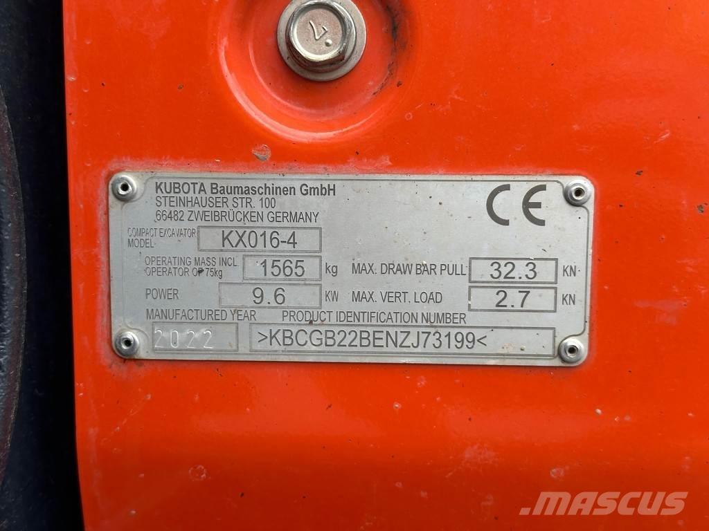 Kubota KX016-4 Miniescavadeiras