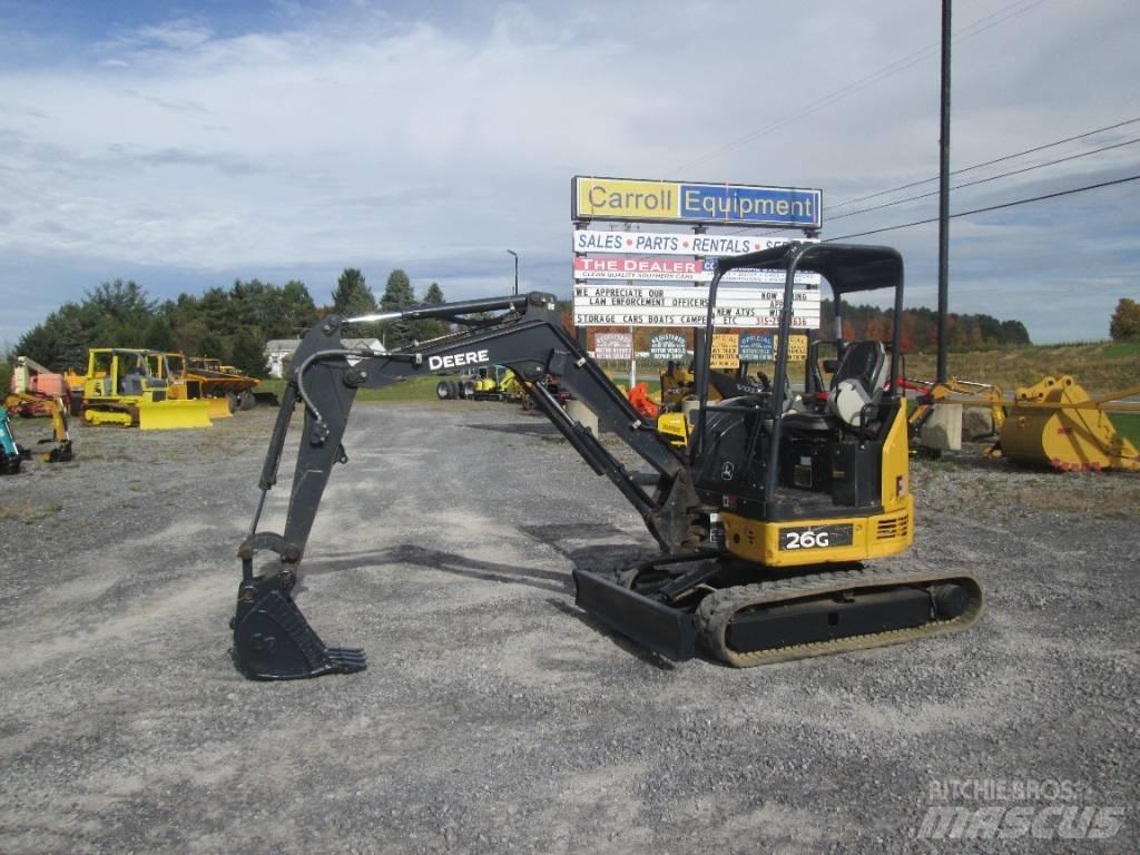 John Deere 26G Miniescavadeiras